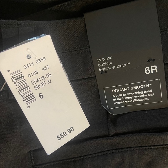 Ricki’s  Tri-blend Midrise Bootcut Instant Smooth Black Pant Size 6R - Picture 6 of 6